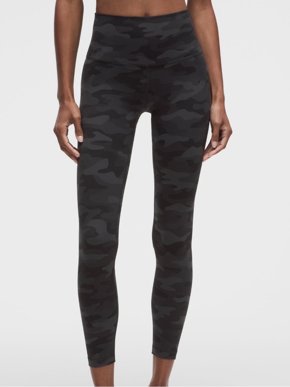 Lululemon align 25" High-Waist Black phantom Camo Leggings 8